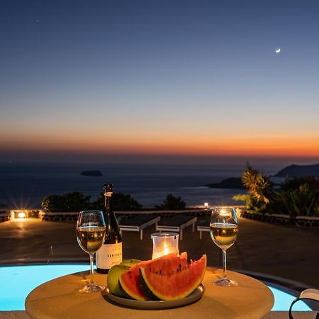 Ormos Athinios Villa Oinos - Sunset Views מראה חיצוני תמונה