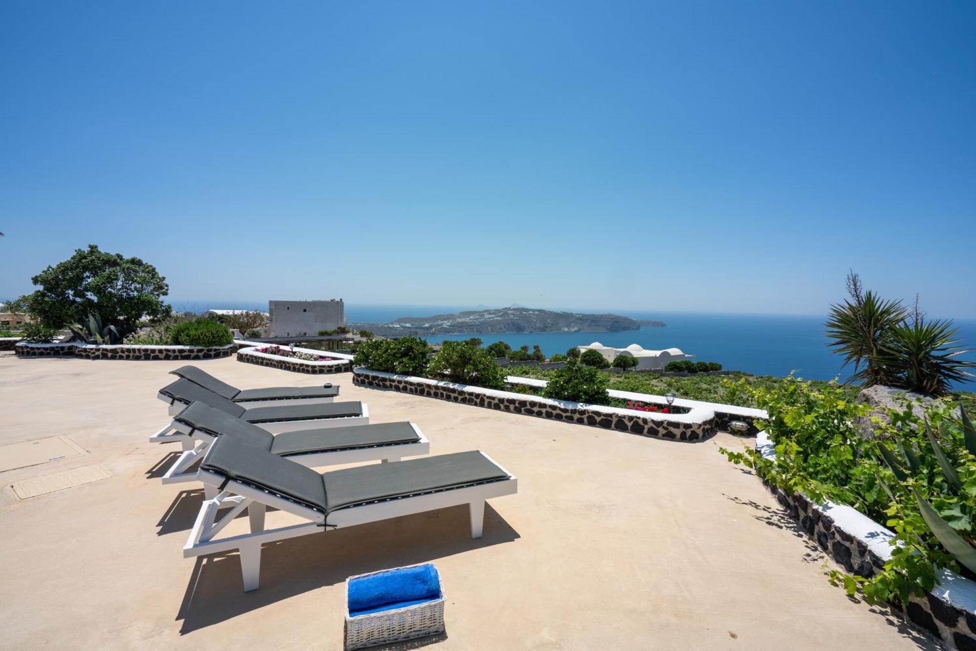 Ormos Athinios Villa Oinos - Sunset Views מראה חיצוני תמונה