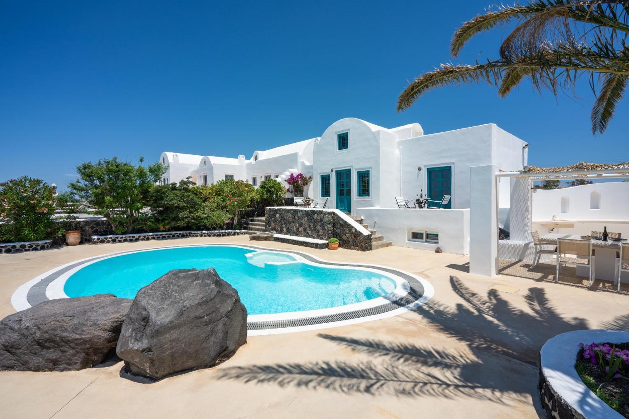 Ormos Athinios Villa Oinos - Sunset Views מראה חיצוני תמונה